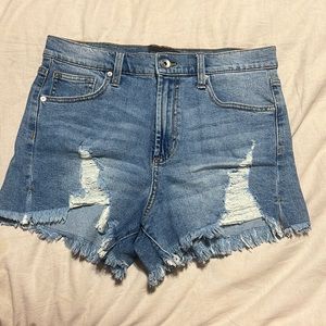 Kendall + Kylie denim high waisted shorts size 30